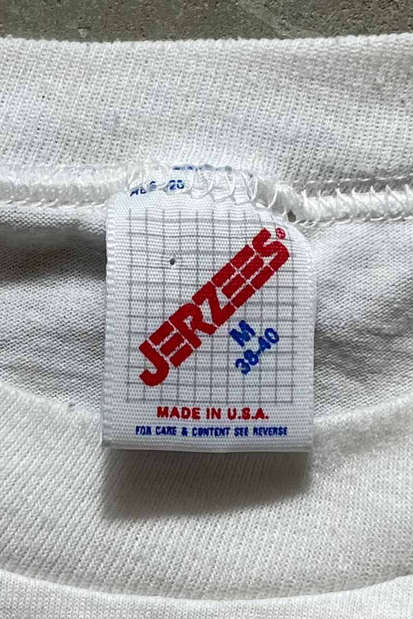 MADE IN USA 90'S I LOVE NY T-SHIRT / WHITE [SIZE: M USED]