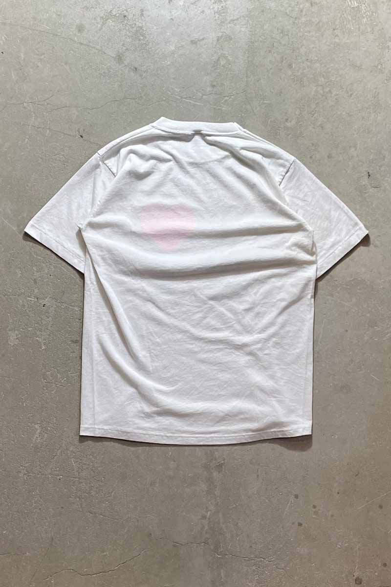 MADE IN USA 90'S I LOVE NY T-SHIRT / WHITE [SIZE: M USED]