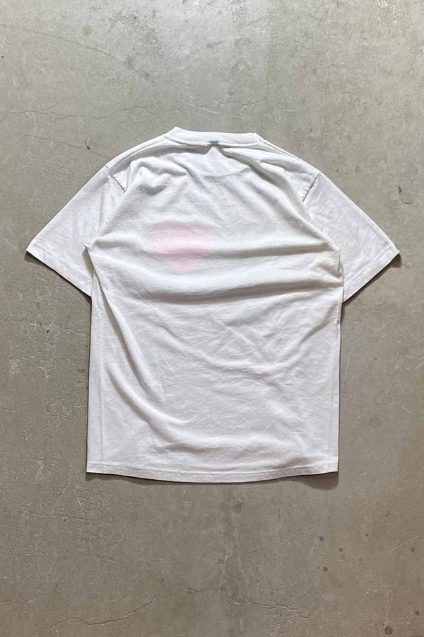 MADE IN USA 90'S I LOVE NY T-SHIRT / WHITE [SIZE: M USED]