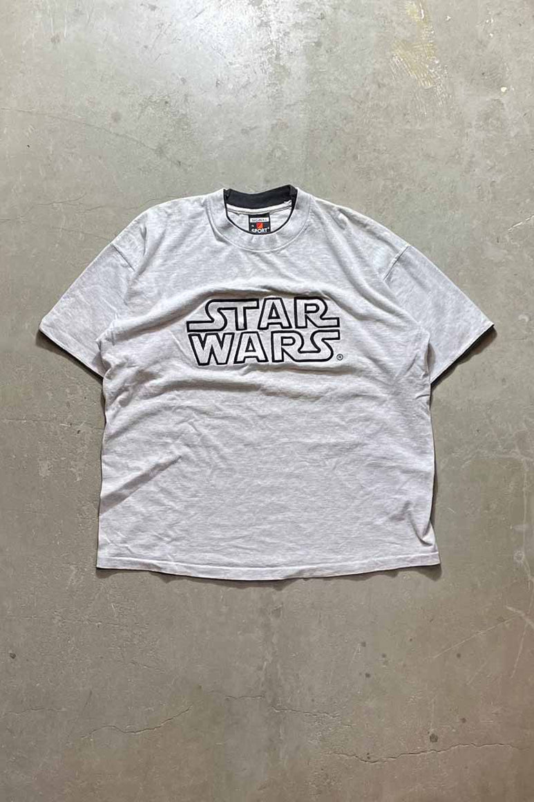 MADE IN USA 90'S STAR WARS T-SHIRT / GRAY [SIZE: XL USED]