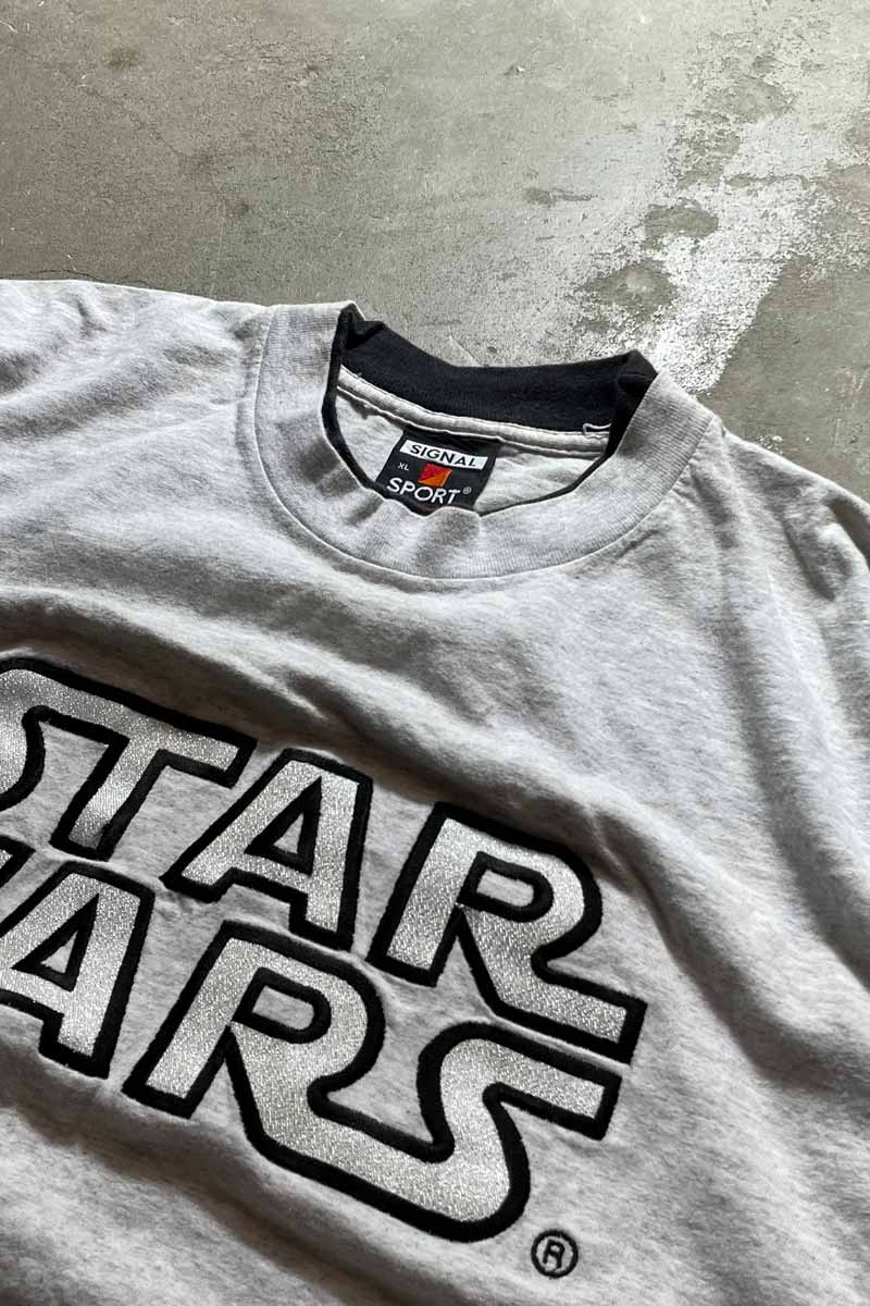MADE IN USA 90'S STAR WARS T-SHIRT / GRAY [SIZE: XL USED]
