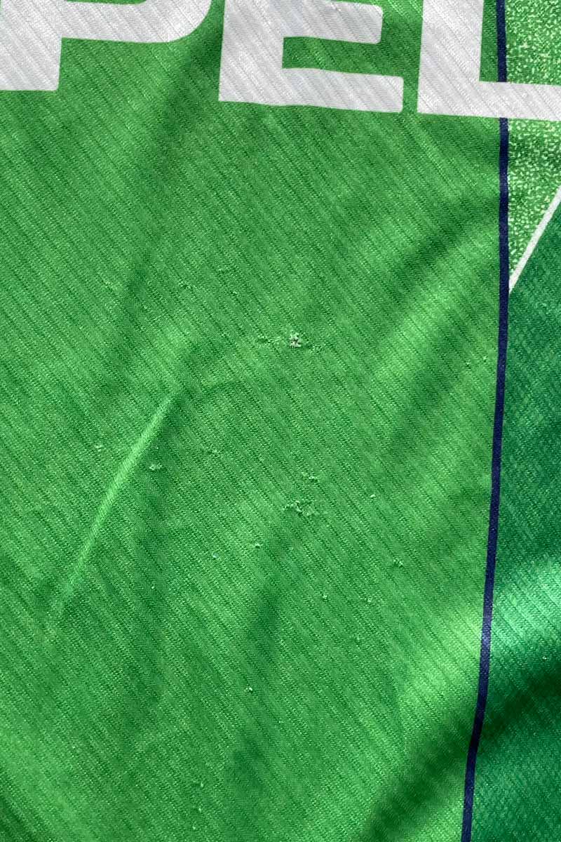 94-95 ASSOCIATION OF IRELAND FOOTBALL GAME SHIRT / GREEN [SIZE: L USED]