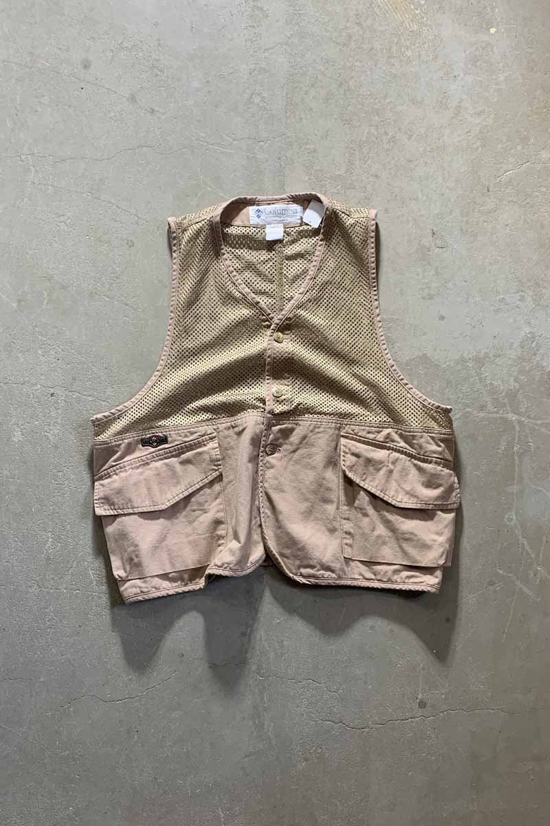 90'S MESH HUNTING VEST / BEIGE [SIZE: XL USED]