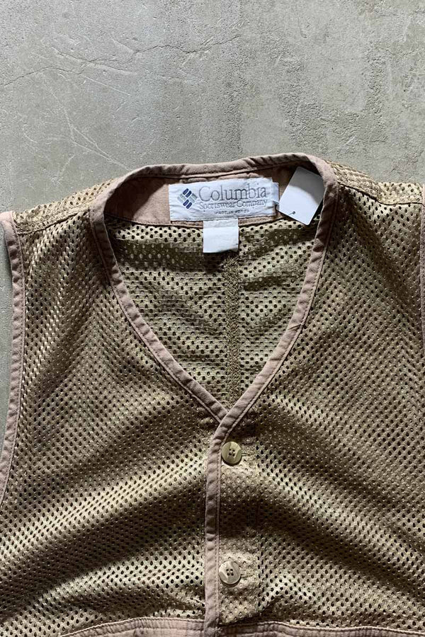 90'S MESH HUNTING VEST / BEIGE [SIZE: XL USED]