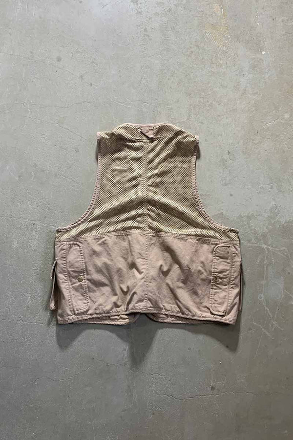 90'S MESH HUNTING VEST / BEIGE [SIZE: XL USED]
