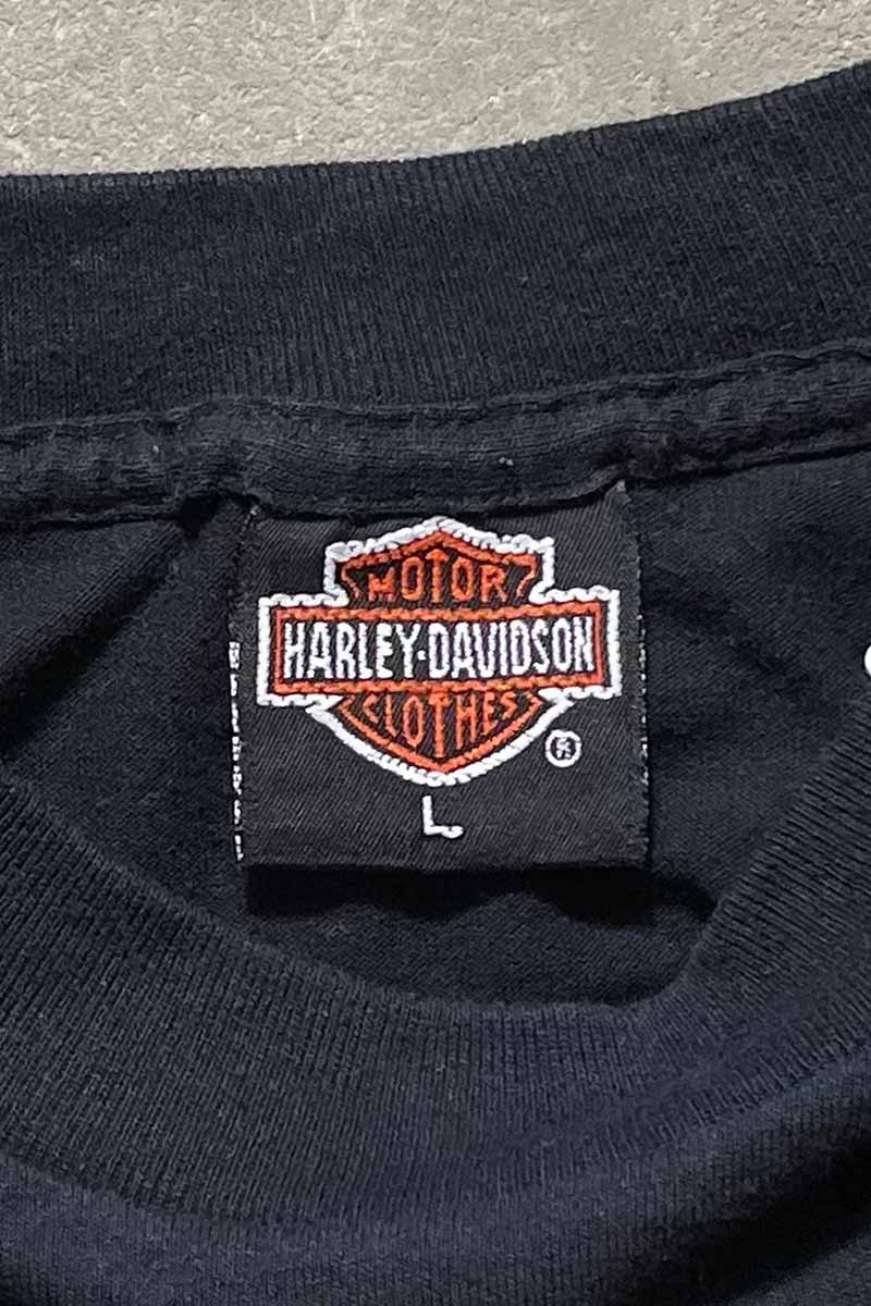 MADE IN USA 91'S 3D EMBLEM T-SHIRT / BLACK [SIZE: L USED]
