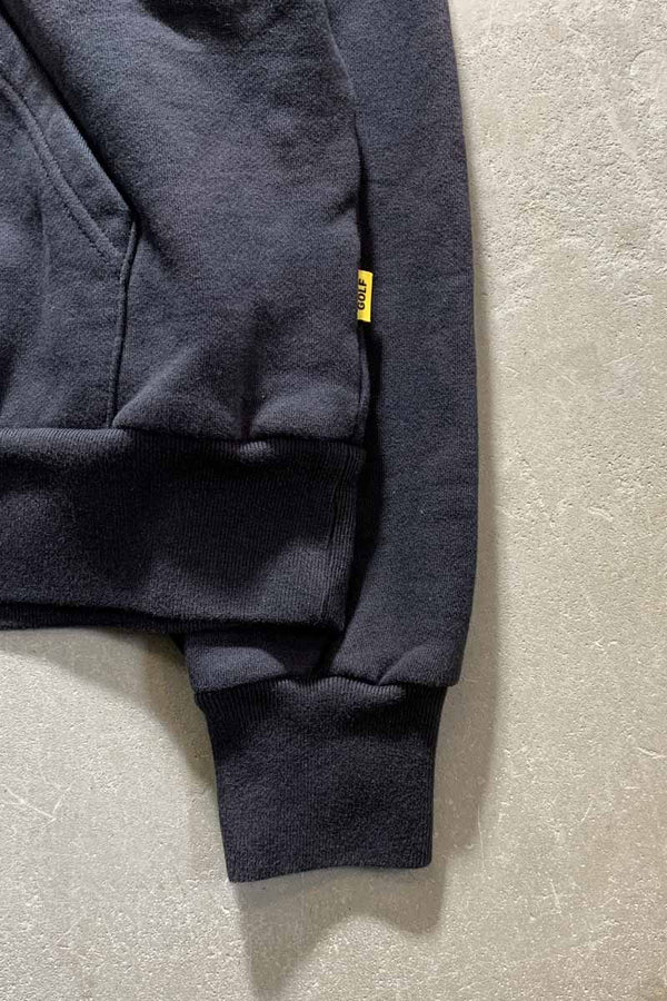 LOGO SWEAT HOODIE / BLACK [SIZE: S USED]