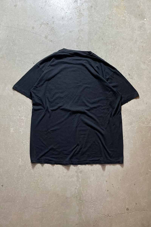 MADE IN USA 80'S HARLEY-DAVIDSON LOGO PRINT T-SHIRT / BLACK [SIZE: XL USED]