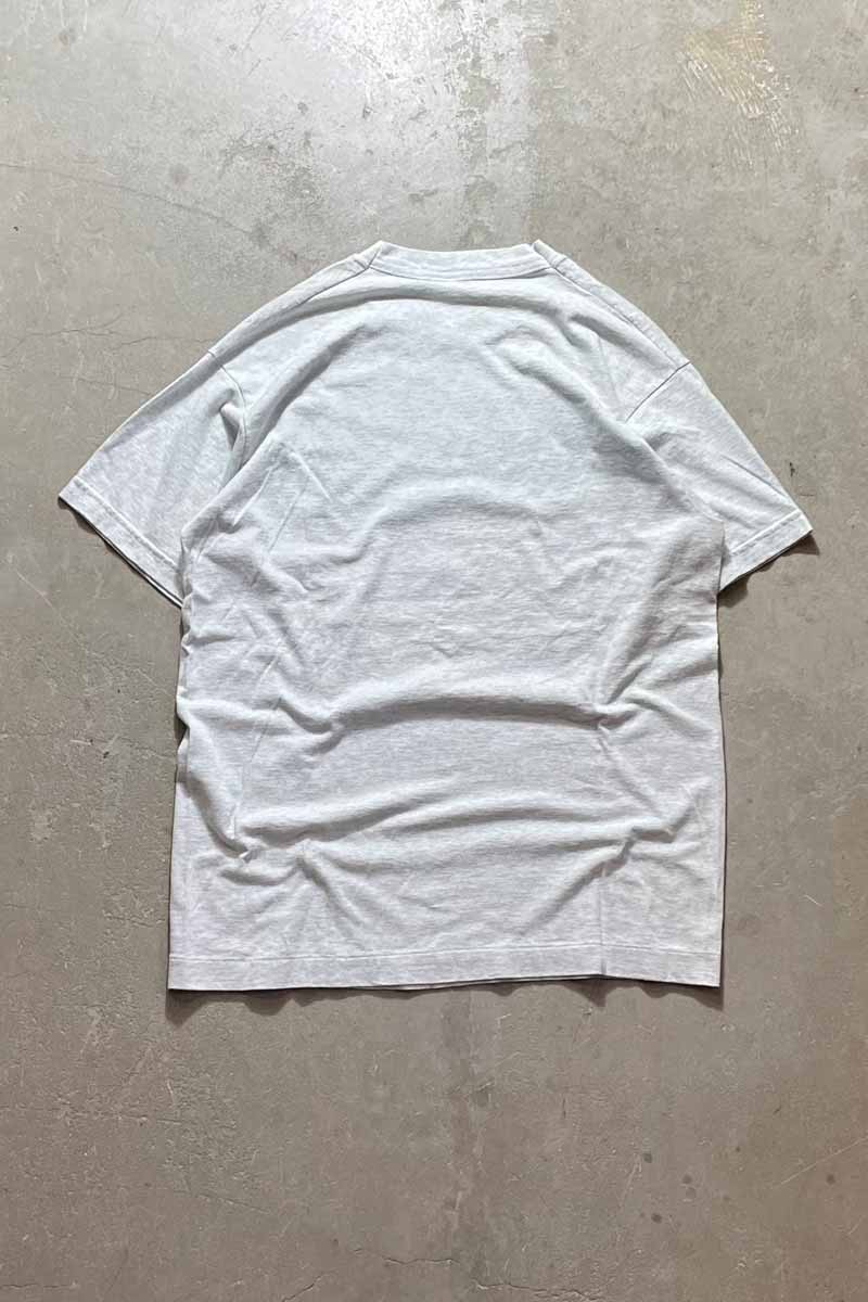 MADE IN USA 90'S POSTAL WORKER MESSAGE T-SHIRT / GRAY [SIZE: L USED]