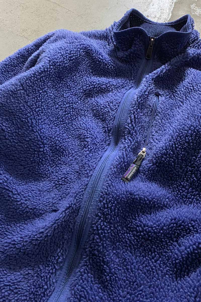 MADE IN USA 97'S RETRO PILE FLEECE JACKET / BLUE [SIZE: XL USED]