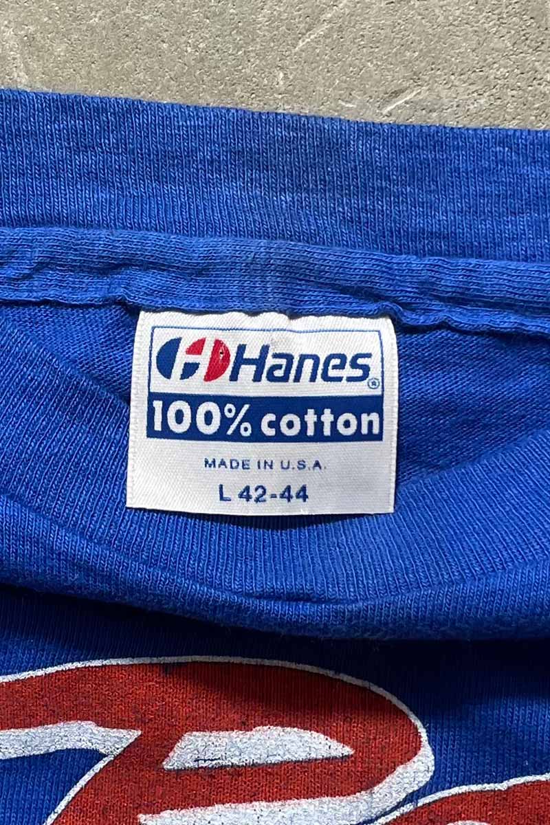 MADE IN USA 84'S ROD STEWART T-SHIRT / BLUE [SIZE: L USED]