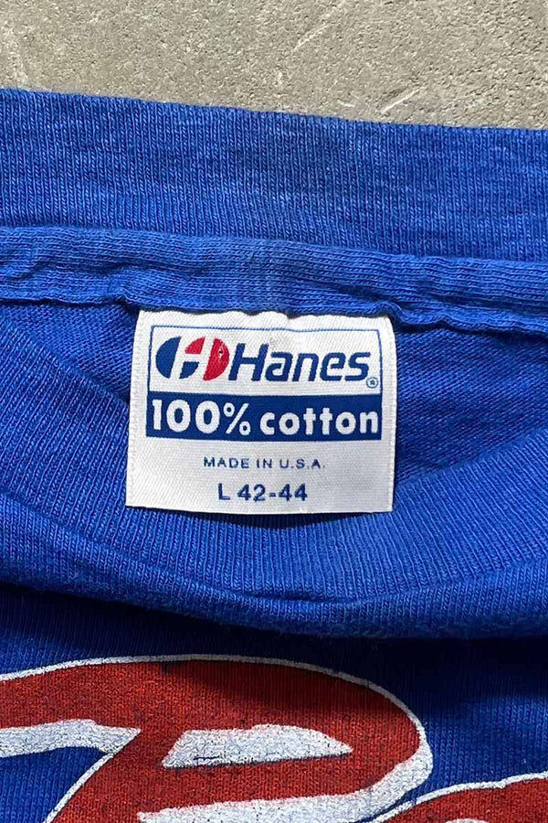 MADE IN USA 84'S ROD STEWART T-SHIRT / BLUE [SIZE: L USED]