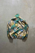 画像をギャラリービューアに読み込む, 90&#39;S DESIGN ZIP UP SILK JACKET / MULTI [SIZE: M USED]
