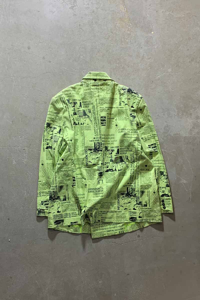 DESIGN TAILORED COAT / NEON [SIZE: XL USED]
