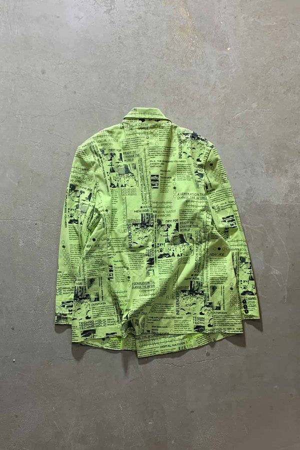 DESIGN TAILORED COAT / NEON [SIZE: XL USED]