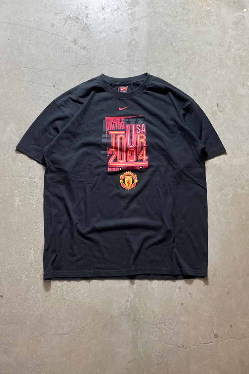 MADE IN MEXICO Y2K 04'S MANCHESTER UNITED TOUR T-SHIRT / BLACK [SIZE: L USED]