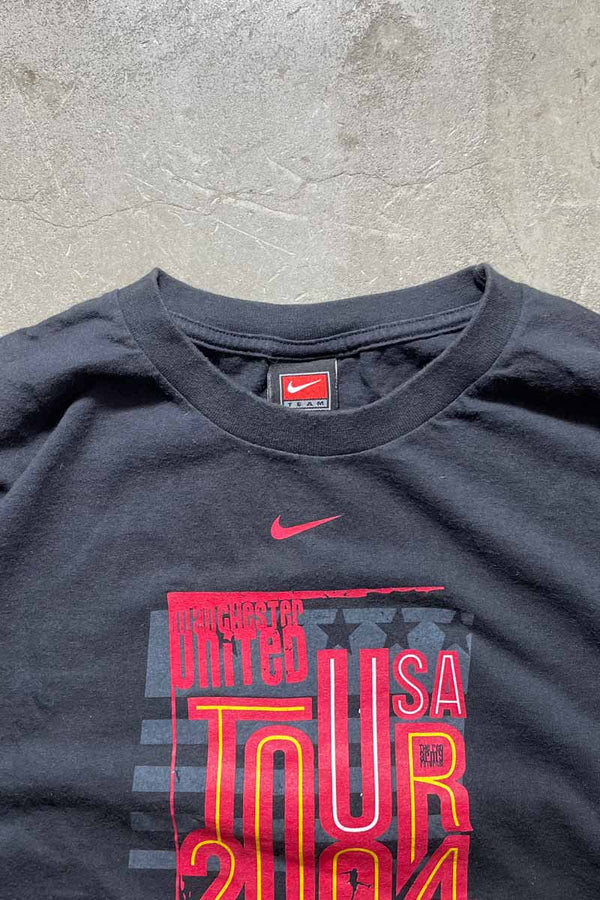 MADE IN MEXICO Y2K 04'S MANCHESTER UNITED TOUR T-SHIRT / BLACK [SIZE: L USED]