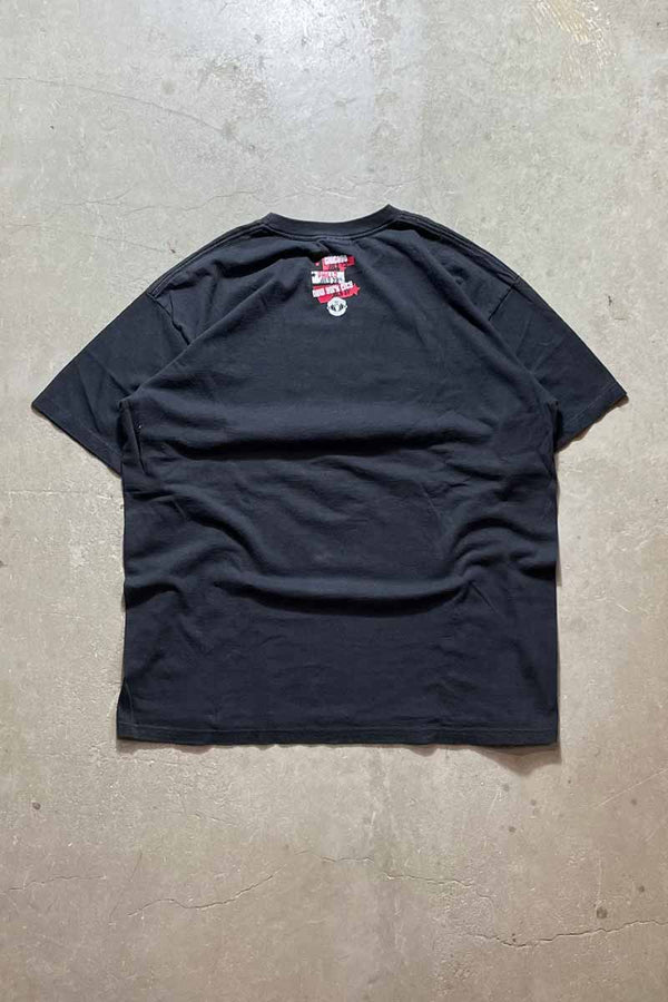MADE IN MEXICO Y2K 04'S MANCHESTER UNITED TOUR T-SHIRT / BLACK [SIZE: L USED]
