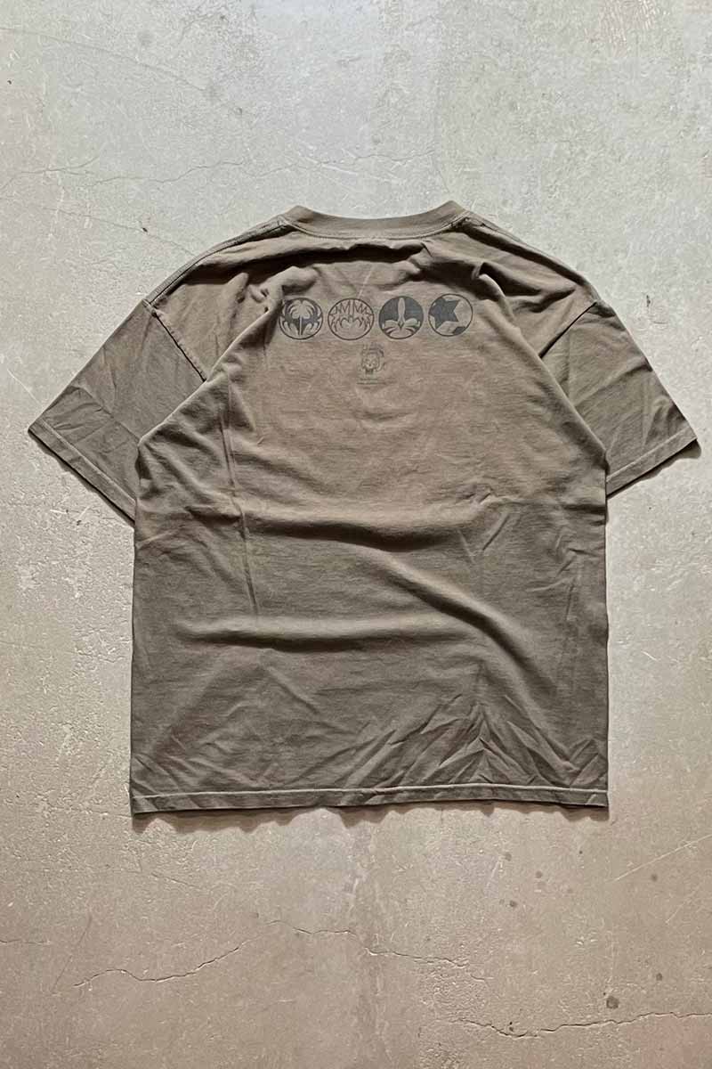 MADE IN USA 96'S KISS ARMY T-SHIRT / KHAKI [SIZE: L USED]