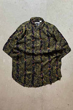 画像をギャラリービューアに読み込む, 90&#39;S S/S DESIGN SHIRT / MULTI [SIZE: M相当 USED]
