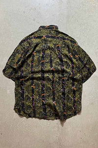 90'S S/S DESIGN SHIRT / MULTI [SIZE: M相当 USED]