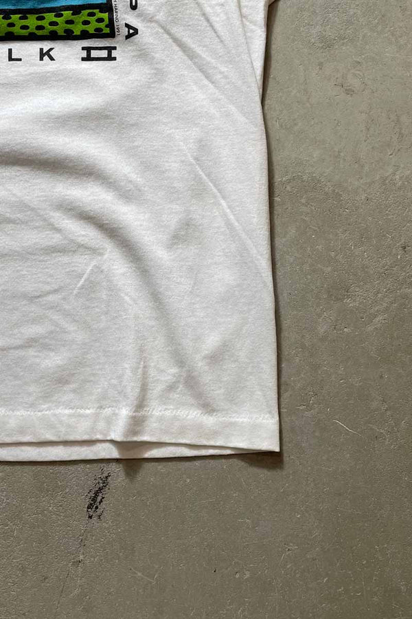 MADE IN USA 91'S KEITH HARING ART T-SHIRT / WHITE [SIZE: L USED]