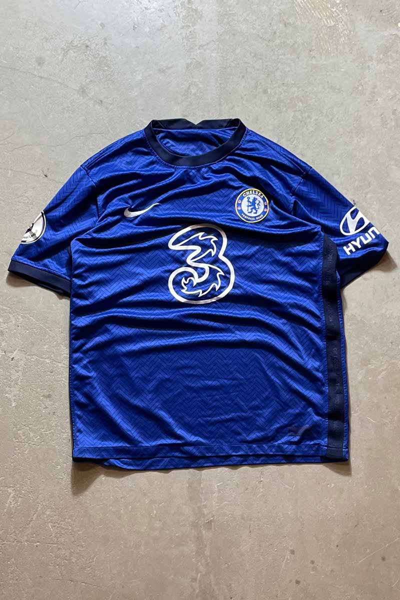 20'S-21'S CHELSEA FOOTBALL GAME SHIRT / BLUE [SIZE: L USED]