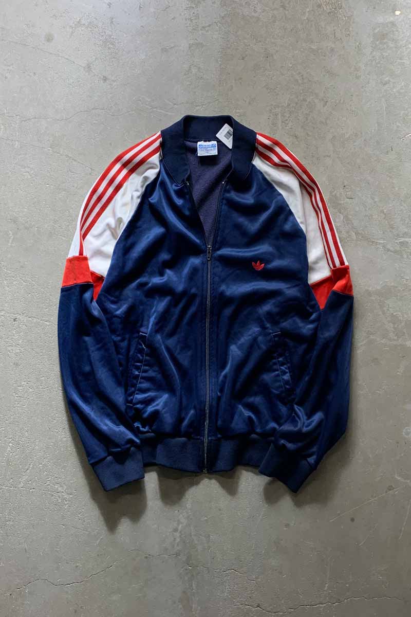 MADE IN USA 70'S TRACK JACKET / NAVY [SIZE: L USED]