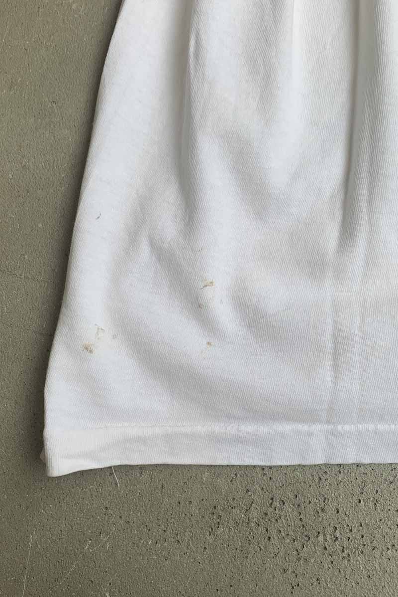 MADE IN USA 90'S S/S STRASBURG PRINT T-SHIRT / WHITE [SIZE: XL USED]