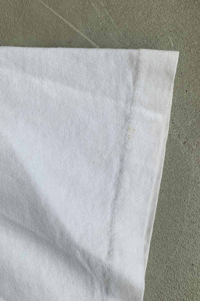 MADE IN USA 90'S S/S STRASBURG PRINT T-SHIRT / WHITE [SIZE: XL USED]