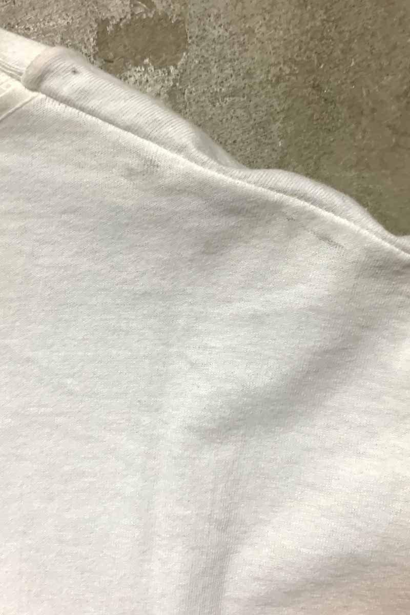 MADE IN USA 88'S S/S MOO TOWN PRINT T-SHIRT / WHITE [SIZE: XL USED]