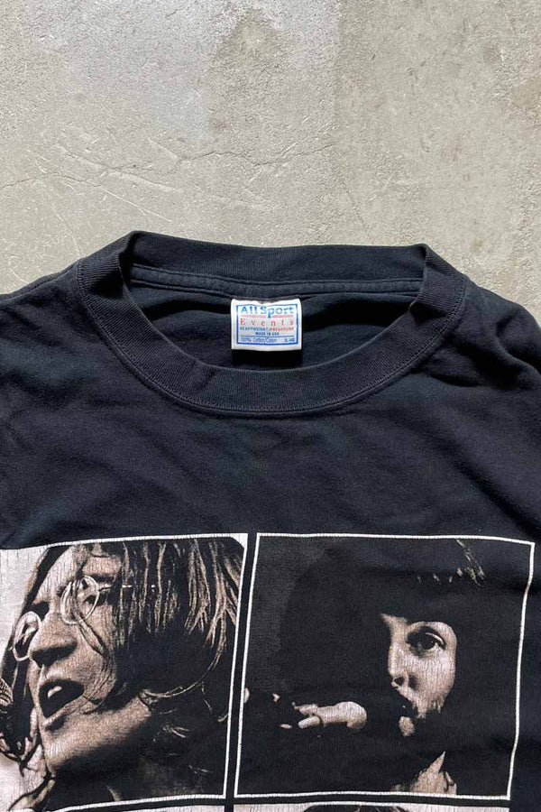 MADE IN USA 96'S THE BEATLES LET IT BE PRINT BAND T-SHIRT / BLACK [SIZE: XL USED]