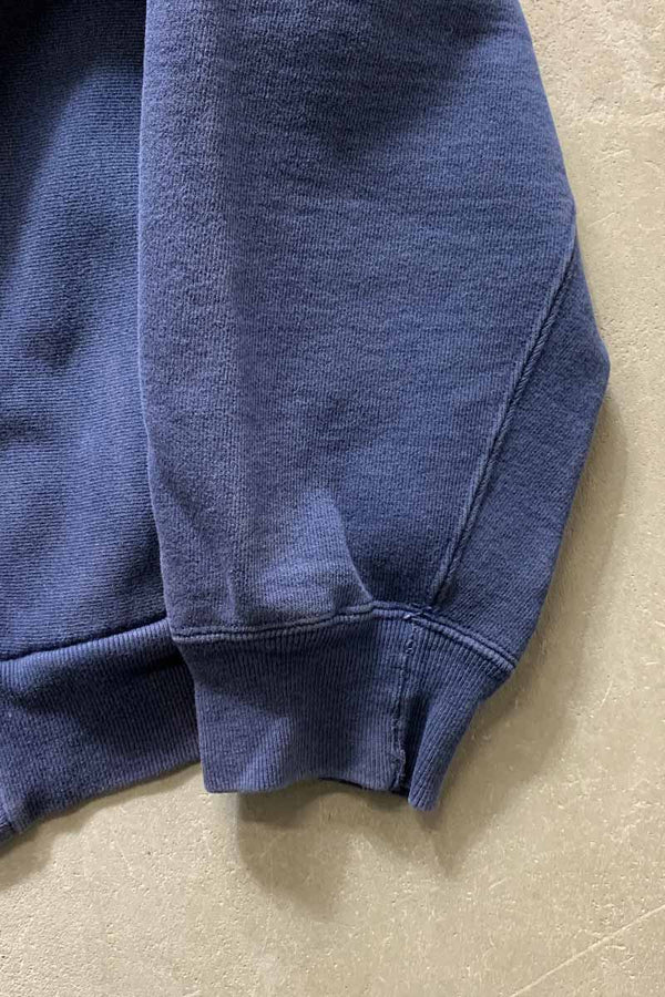 MADE IN USA 80'S REVERSE WEAVE SNAP SWEAT JACKET / NAVY [SIZE: L USED]