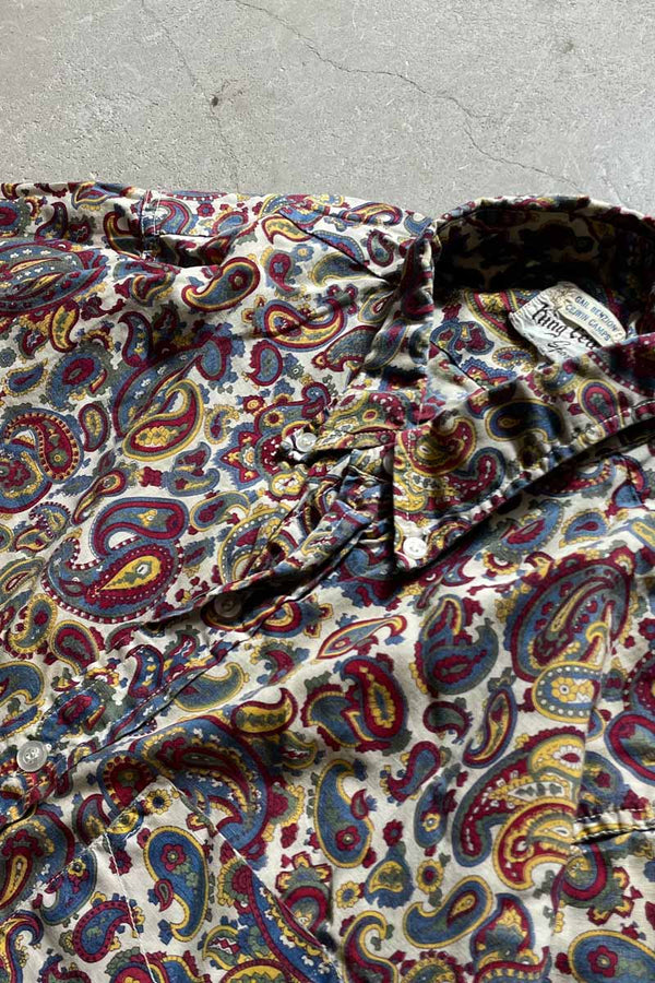 60'S S/S PAISLEY SHIRT / MULTI [SIZE: M USED]