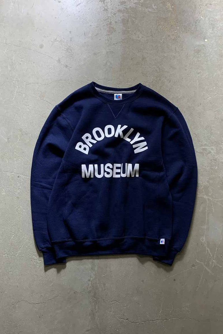 COLLEGIATE CREW SWEATSHIRT / NAVY [SIZE: L NEW] [日本未発売モデル]