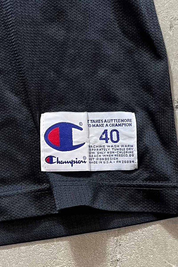 MADE IN USA 90'S NBA ORLANDO MAGIC SHAQ O'NEAL GAME SHIRT / BLACK [SIZE: M USED]