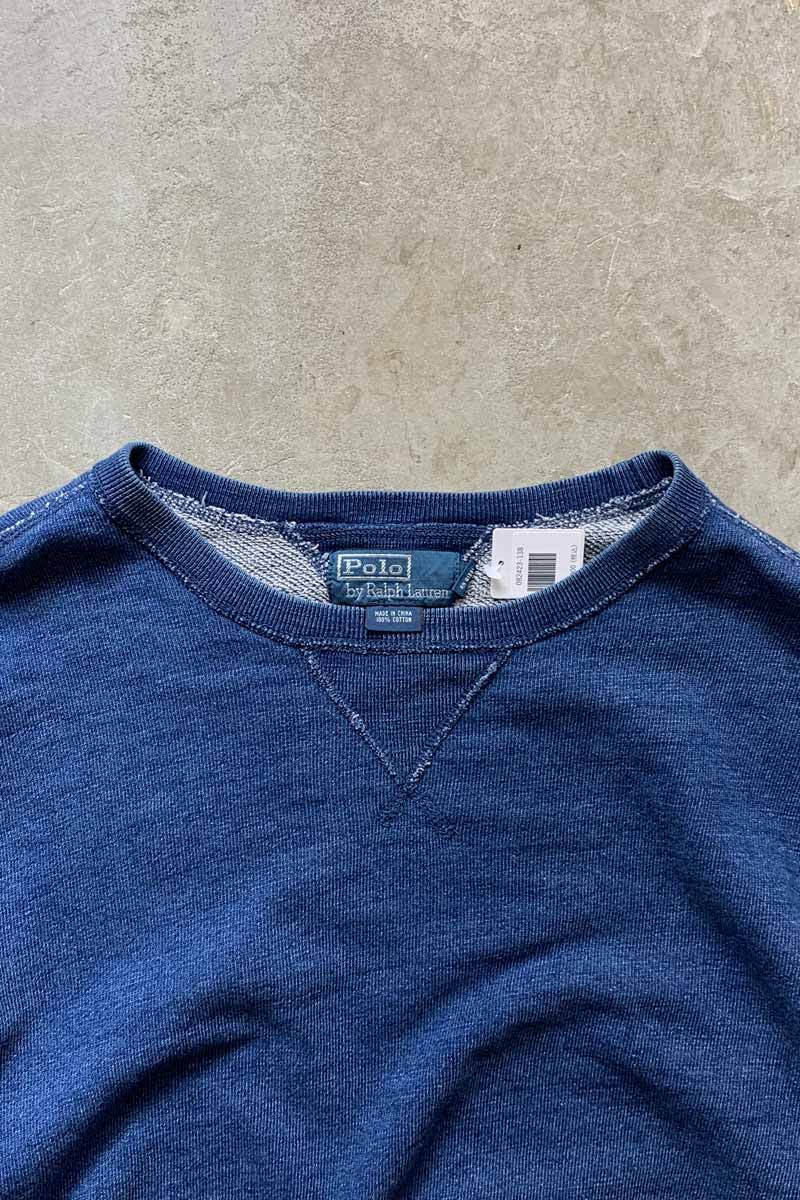 90'S SWEATSHIRT / INDIGO [SIZE: L USED]