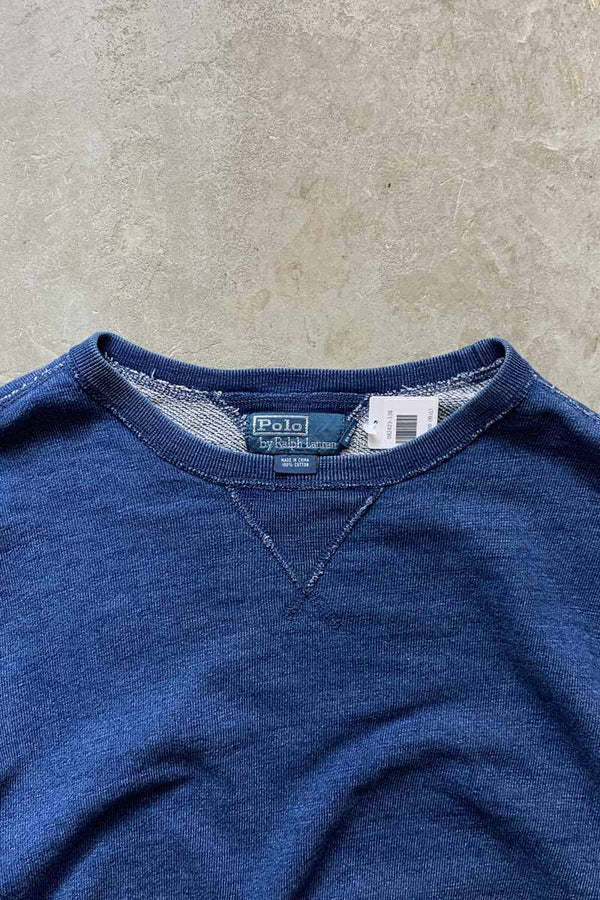 90'S SWEATSHIRT / INDIGO [SIZE: L USED]