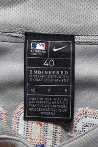 MADE IN USA NEW YORK BASEBALL GAME SHIRT / GRAY [SIZE: M DEADSTOCK/NOS]