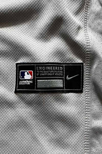 MADE IN USA NEW YORK BASEBALL GAME SHIRT / GRAY [SIZE: M DEADSTOCK/NOS]