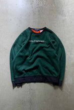 画像をギャラリービューアに読み込む, 90&#39;S RUGBY DESIGN LOGO SWEATSHIRT / GREEN [SIZE: XL USED]
