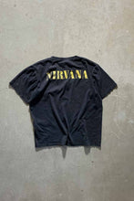画像をギャラリービューアに読み込む, 90&#39;S NIRVANA FACE PRINT T-SHIRT / BLACK [SIZE: L USED]
