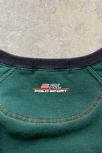 画像をギャラリービューアに読み込む, 90&#39;S RUGBY DESIGN LOGO SWEATSHIRT / GREEN [SIZE: XL USED]
