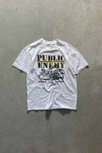 画像をギャラリービューアに読み込む, MADE IN USA 90&#39;S PUBLIC ENEMY PRINT HIP HOP T-SHIRT / WHITE [SIZE: L USED]
