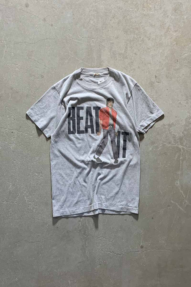 MADE IN USA 84'S MJ PRINT T-SHIRT / GRAY [SIZE: L USED]