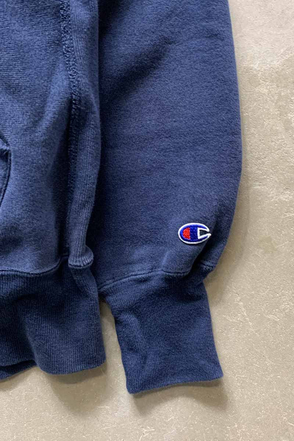 MADE IN USA 90'S REVERSE WEAVE SWEAT HOODIE / NAVY [SIZE: L USED]