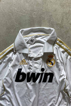 画像をギャラリービューアに読み込む, 11-12&#39;S REAL MADRID BWIN FOOTBALL SHIRT / WHITE [SIZE: L USED]
