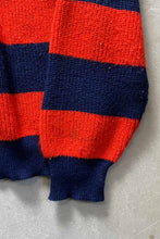 画像をギャラリービューアに読み込む, L/S BORDER POLO KNIT SWEATER / RED [SIZE: L USED]
