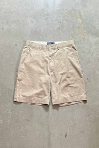 90'S COTTON CHINO SHORTS PANTS / BEIGE [SIZE: 32 USED]