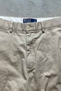 90'S COTTON CHINO SHORTS PANTS / BEIGE [SIZE: 32 USED]